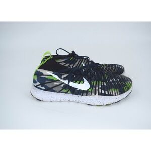 Nike Free RN Motion Flyknit 2017 Running Shoes Sneakers Camo Green Black Mens